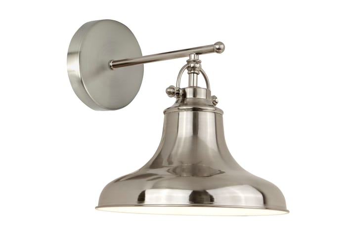 Vägglampa Dallas Industrial 1L Satin Silver - Searchlight - Belysning - Inomhusbelysning & Lampor - Vägglampa