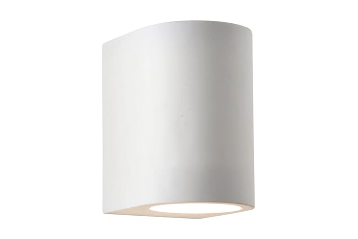 Vägglampa Gypsum 7 cm Oval Dimbar Vit - Searchlight - Belysning - Lampor & belysning inomhus - Vägglampa