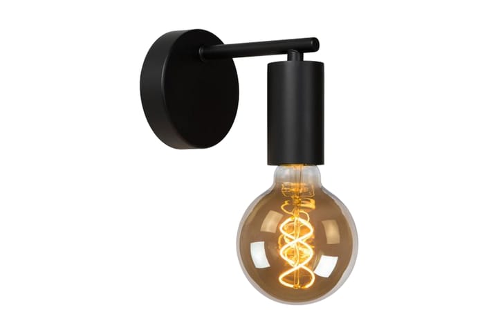 Vägglampa Leanne 15 cm Dimbar Svart - Lucide - Belysning - Lampor & belysning inomhus - Vägglampa - Väggarmatur