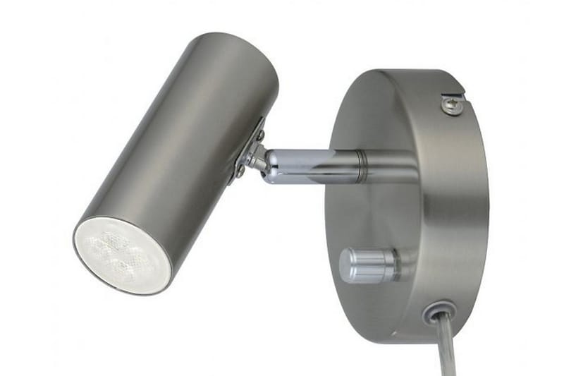 Vägglampa Mini 10 cm LED Silver - Oriva - Belysning - Lampor & belysning inomhus - Sovrumslampa - Sänglampa - Sänglampa vägg
