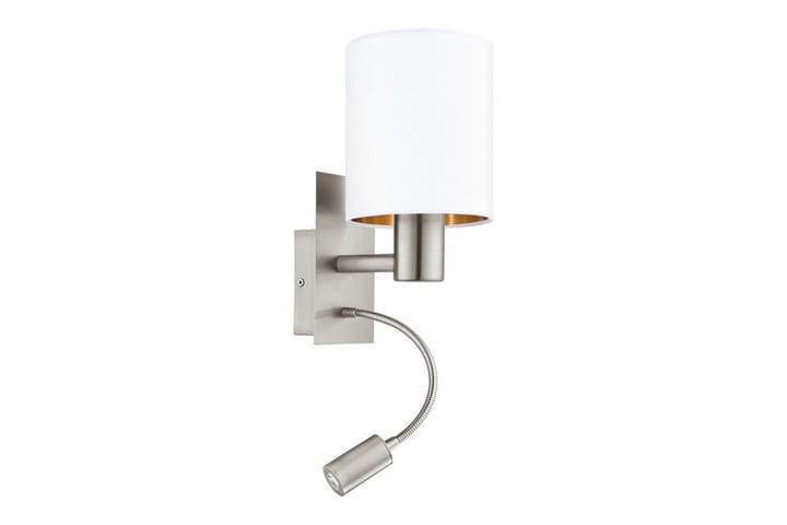 Vägglampa Pasteri LED Nickel/Vit/Koppar - Eglo - Belysning - Lampor & belysning inomhus - Läslampa - Läslampa vägg