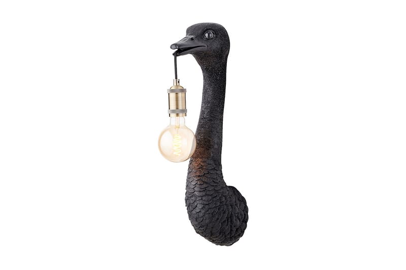 Väggplafond Ostrich 18x16 cm Svart - Light & Living - Belysning - Lampor & belysning inomhus - Vägglampa