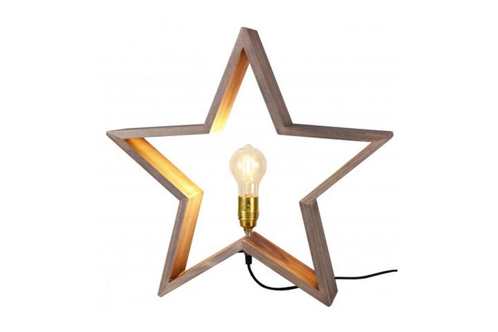 Lysekil trästjärna 50cm brun - Star Trading - Belysning - Dekorationsbelysning