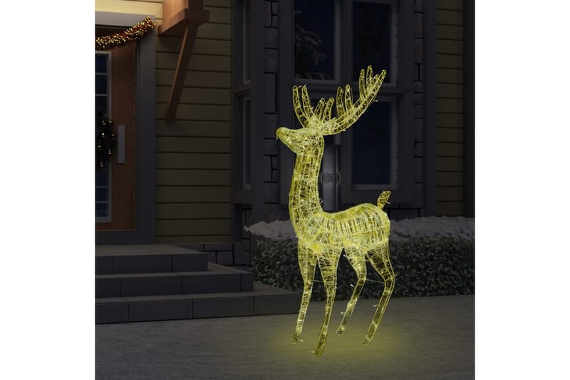 Julren akryl 250 LED 180 cm varmvit - Vit - Belysning - Julbelysning - Julbelysning utomhus
