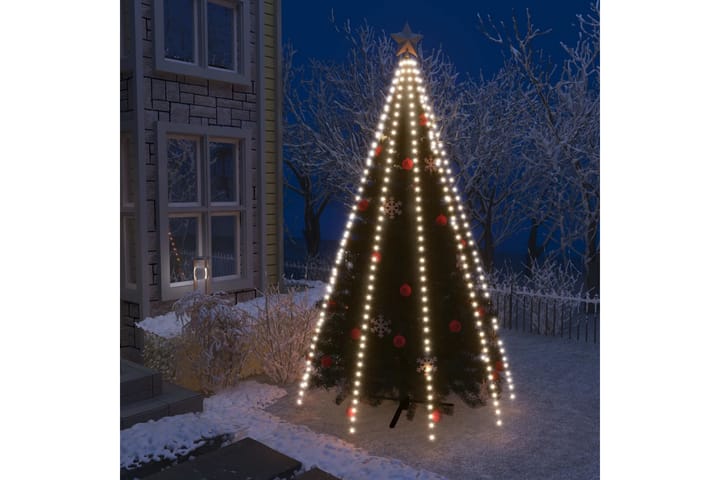 Ljusnät för julgran 400 lysdioder kallvit 400 cm - Kallvit - Belysning - Julbelysning - Julbelysning utomhus