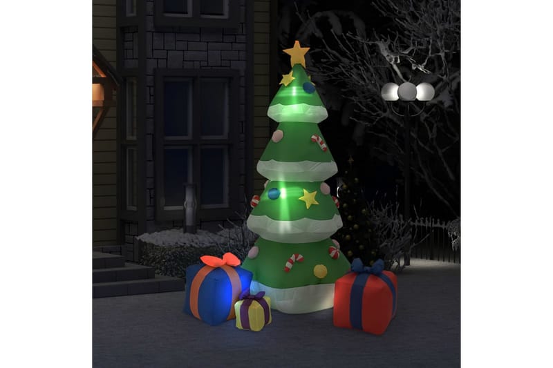 Uppblåsbar julgran LED inomhus/utomhus 240 cm - Flerfärgad - Belysning - Julbelysning - Julbelysning utomhus