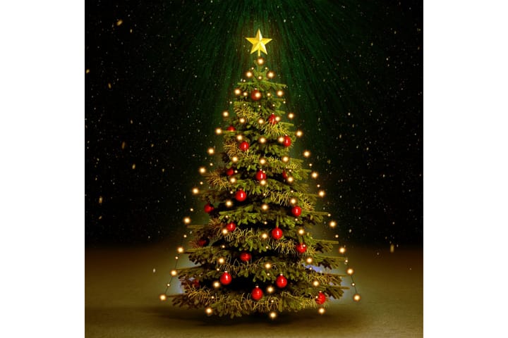 Ljusnät för julgran 210 LED 210 cm - Vit - Inredning - Dekoration & inredningsdetaljer - Julpynt & juldekoration - Plastgran