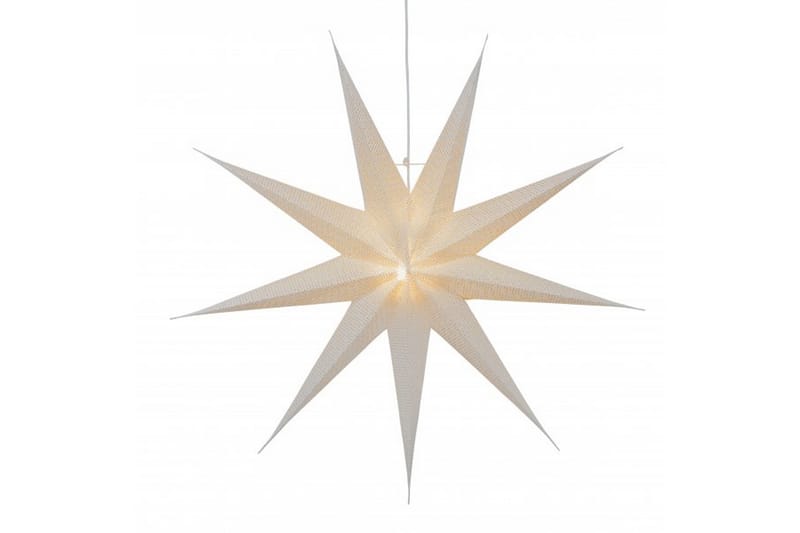 Pappersstjärna 115 cm vit Mässing - Konstsmide - Belysning - Julbelysning - Jullampor
