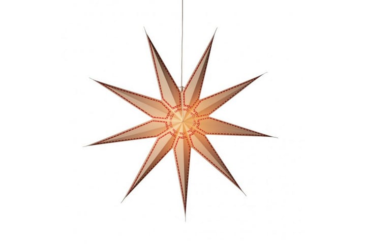 Pappersstjärna 115cm vit/röd - Konstsmide - Belysning - Julbelysning - Jullampor