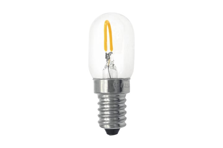 LED-lampa Päron 1W E14 Filament Klar - Malmbergs Elektriska - Belysning - Glödlampor & ljuskällor - Glödlampor