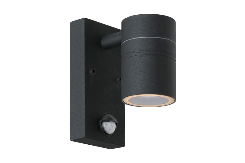 Fasadbelysning Arne LED med Sensor Rund Svart - Lucide - Inredning - Kaminer - Kamin utan skorsten - Etanolkaminer