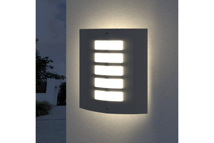 Utebelysning Falerna vägglampa - Silver - Belysning - Utelampor & utomhusbelysning - Fasadbelysning
