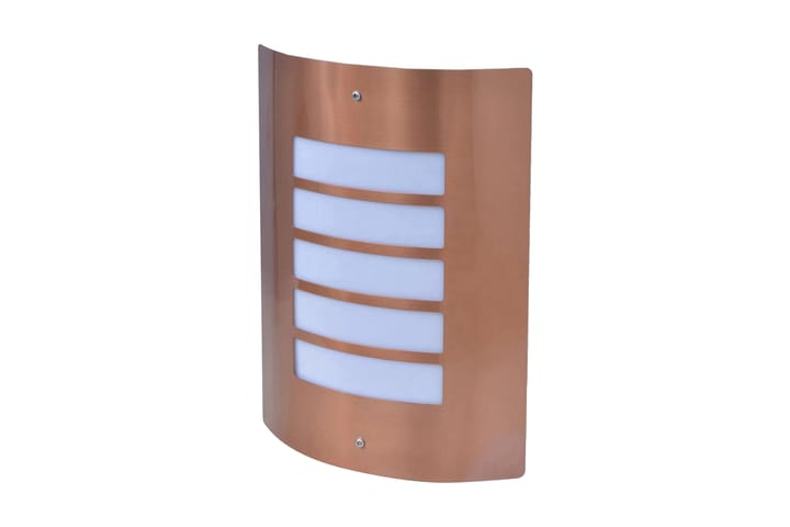 Utomhusvägglampa rostfritt stål koppar - Brun - Belysning - Utelampor & utomhusbelysning - Fasadbelysning