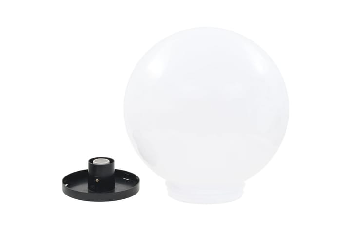 Globlampa LED set 2 st sfäriska 40 cm PMMA - Vit - Belysning - Utelampor & utomhusbelysning - Pollare