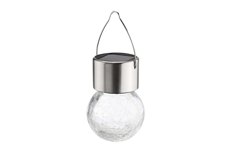 HI Soldrivna LED-lampor 5 st glas - Vit - Belysning - Dekorationsbelysning