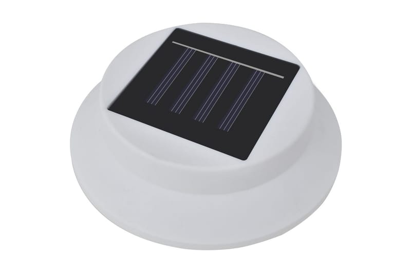 Solcellslampor för staket 12 st LED vit - Vit - Utemöbler & utemiljö - Trädgårdsdekoration & utemiljö - Trädgårdsbelysning