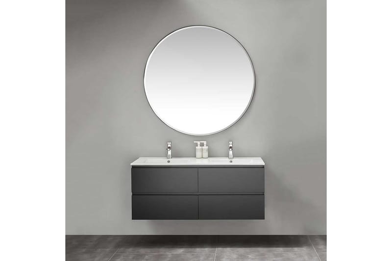 Möbelpaket Bathlife Eufori med Spegel 1200 - Svart - Förvaring - Badrumsförvaring - Kompletta möbelpaket