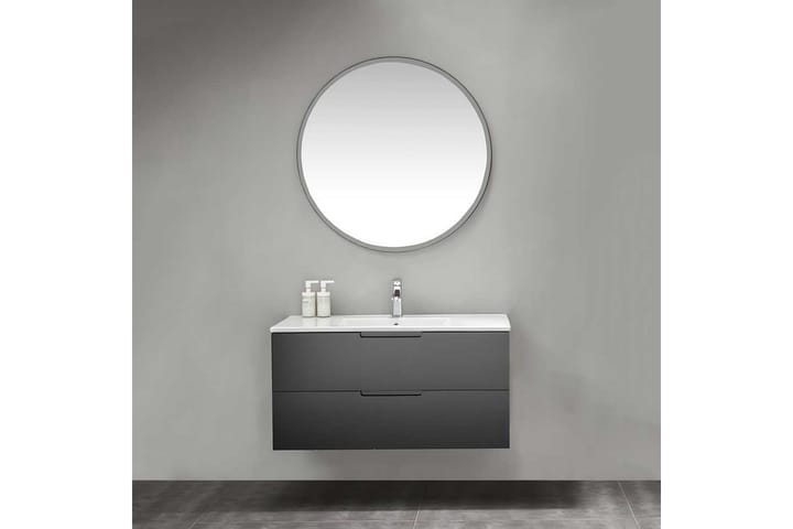 Möbelpaket Bathlife Glädje med Spegel 1000 - Svart - Förvaring - Badrumsförvaring - Kompletta möbelpaket