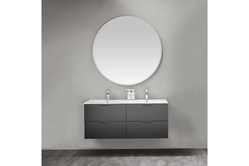 Möbelpaket Bathlife Glädje med Spegel 1200 - Svart - Förvaring - Badrumsförvaring - Kompletta möbelpaket