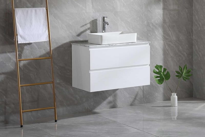 Tvättställsskåp Bathlife Extas Vit - Vit - Förvaring - Badrumsförvaring - Tvättställsskåp & kommod