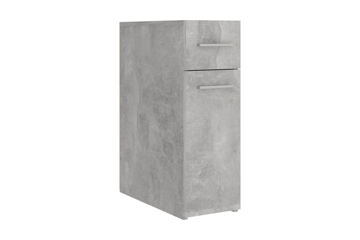 Apoteksskåp betonggrå 20x45,5x60 cm spånskiva - Grå - Förvaring - Badrumsförvaring - Väggskåp & högskåp