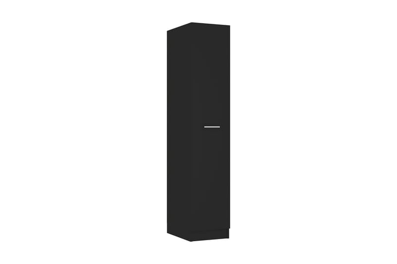 Apoteksskåp svart 30x42,5x150 cm spånskiva - Svart - Förvaring - Badrumsförvaring - Väggskåp & högskåp