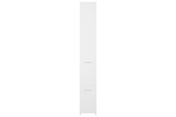 Badrumsskåp vit 25x25x170 cm spånskiva - Vit - Förvaring - Badrumsförvaring - Badrumshylla