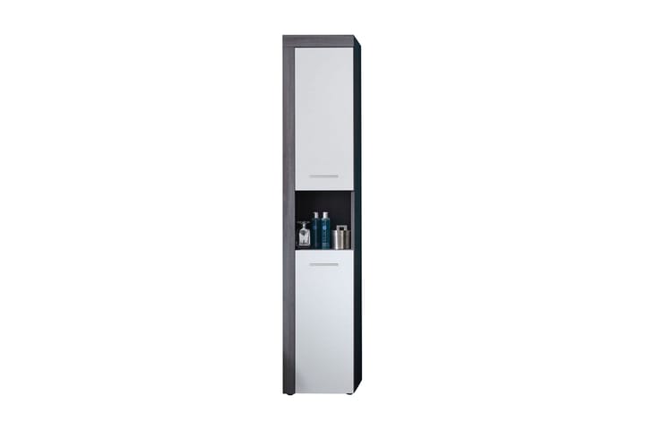 Högskåp Aya 36 cm - Silvergrå|Vit - Förvaring - Badrumsförvaring - Tvättställsskåp & kommod