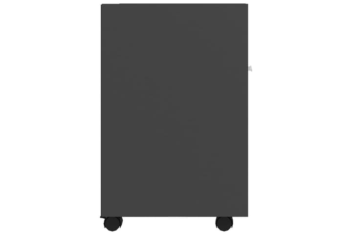 Sidoskåp med hjul grå 33x38x60 cm spånskiva - Grå - Förvaring - Förvaringsmöbler - Byrå - Hurts