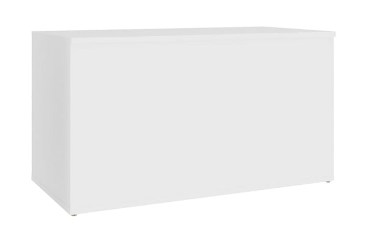 Förvaringskista vit 84x42x46 cm spånskiva - Vit - Möbler - TV- & Mediamöbler - TV-skåp
