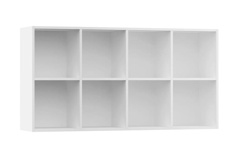 Bokhylla/skänk vit 66x30x130 cm spånskiva - Vit - Förvaring - Förvaringsmöbler - Sideboard & skänk