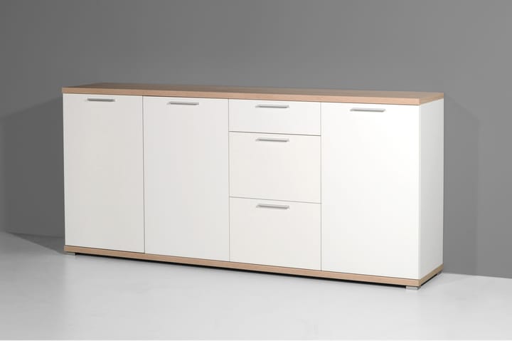 Sideboard Bedew 192 cm - Ek|Vit - Förvaring - Förvaringsmöbler - Sideboard & skänk