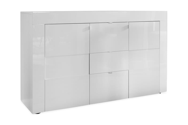Sideboard Duilia 138 cm 2 Dörrar 3 Lådor - Vit - Förvaring - Förvaringsmöbler - Sideboard & skänk