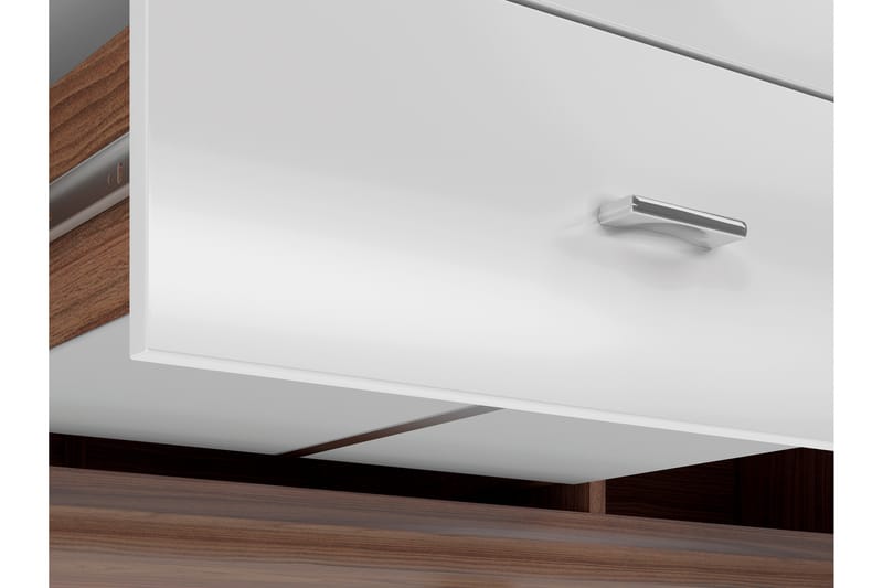 Sideboard Inferior 165x94 cm - Valnötsbrun/Vit - Förvaring - Förvaringsmöbler - Sideboard & skänk