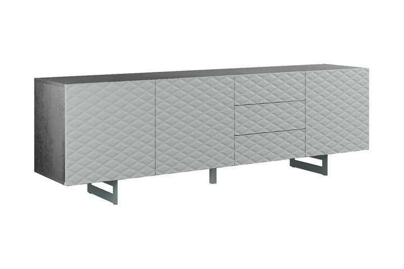 Sideboard Korfu 220x45 cm - Betonggrå - Möbler - TV- & Mediamöbler - TV-bänk & mediabänk