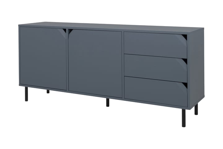 Sideboard Maybach 176,5 cm - Blå - Förvaring - Förvaringsmöbler - Sideboard & skänk