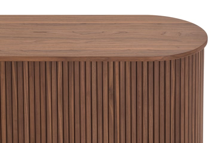 Sideboard Neandir 150x45 cm Massiv Valnöt - Brun - Förvaring - Förvaringsmöbler - Sideboard & skänk