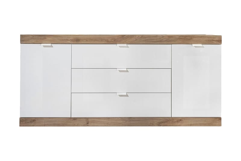 Sideboard Nickero 180 cm - Vit/Brun - Förvaring - Förvaringsmöbler - Sideboard & skänk