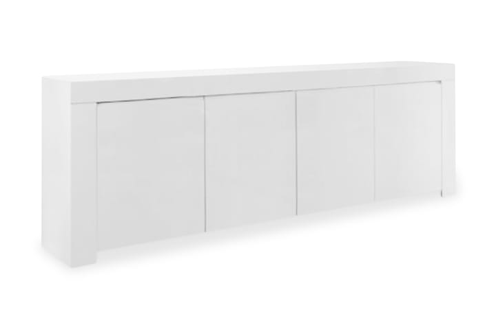 Sideboard Salerno 210 cm 4 Dörrar - Vit Högglans - Förvaring - Förvaringsmöbler - Sideboard & skänk