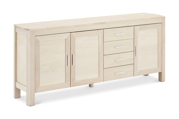 Skänk Anjou 194 cm - Ek|Vit - Möbler - Bord & matgrupp - Avlastningsbord & sidobord - Sängbord & nattduksbord
