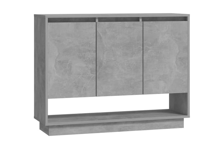 Skänk betonggrå 97x31x75 cm spånskiva - Betonggrå - Förvaring - Förvaringsmöbler - Sideboard & skänk