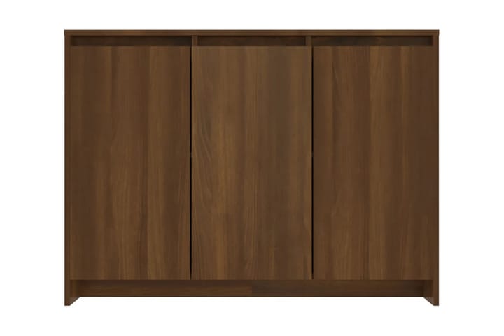 Skänk brun ek 102x33x75 cm spånskiva - Brun - Förvaring - Förvaringsmöbler - Sideboard & skänk