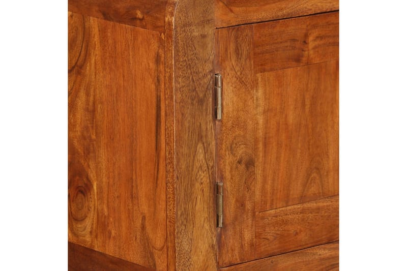 Skänk massivt trä med sheesham-ytbehandling 120x30x75 cm - Brun - Förvaring - Förvaringsmöbler - Sideboard & skänk