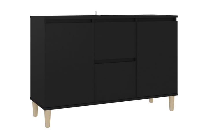 Skänk svart 103,5x35x70 cm spånskiva - Svart - Förvaring - Förvaringsmöbler - Sideboard & skänk