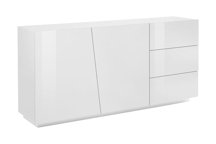 Skänk Vegara 180 cm 2 Dörrar + 3 Lådor - Vit Högglans - Förvaring - Förvaringsmöbler - Sideboard & skänk