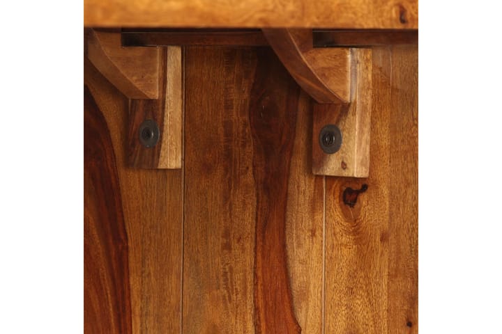Skänk/skrivbord massivt sheshamträ brun - Brun - Förvaring - Förvaringsmöbler - Sideboard & skänk