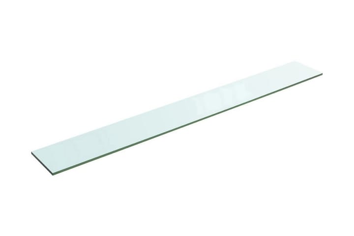 Hyllplan glas genomskinlig 100x12 cm - Transparent - Förvaring - Garderober & garderobssystem - Garderobsinredning - Hyllplan till garderob