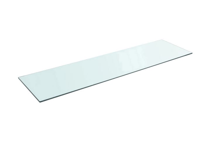 Hyllplan glas genomskinlig 110x30 cm - Transparent - Förvaring - Hylla - Hyllplan & hyllkonsol