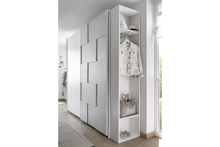 Öppen Gavelgarderob Latour 50x26x205 cm - Vit - Förvaring - Garderober & garderobssystem
