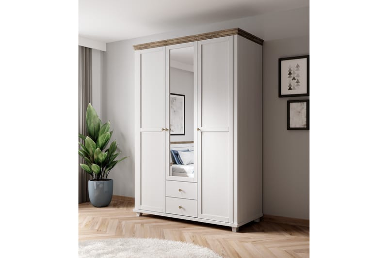 Garderob Drumin 62x108 cm - Askgrå|Natur - Förvaring - Garderober & garderobssystem